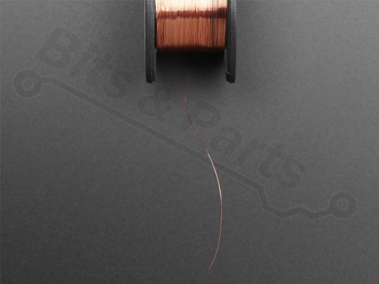 Copper wire / Magnet wire varnished – 11 meters / Ø 0.1mm